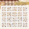 Language and Leisure: Cute Cat Pattern Decorative Sticker Book for Pets