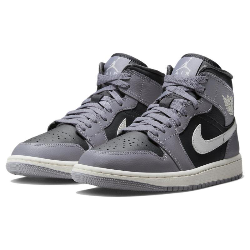 Air Jordan 1 Mid 'Cement Grey' Women's Jordan BQ6472-022