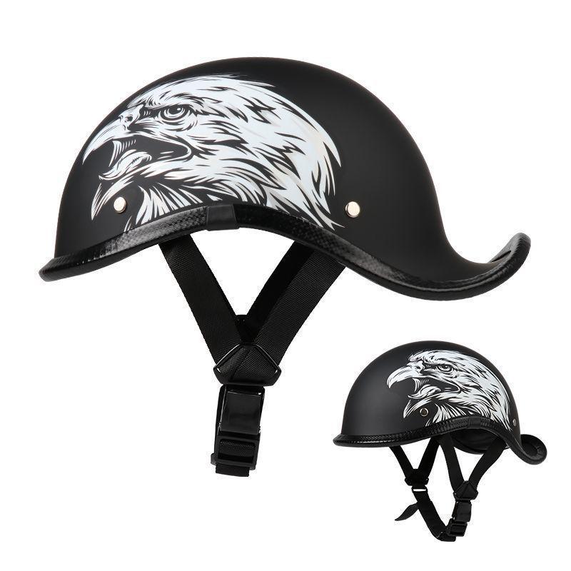 G3F Retro Japanischer Aufgebogener Heckhelm: Herren- & Damen-Cruiser-Helm für Radfahrer