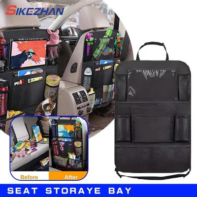 Car Seat Back Pocket Multi-functional Storage Pocket Bag Kid Travel Accessories with Pocket for Toys Tablet Holder Protector