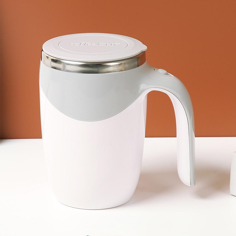 13oz Automatic Stirring Coffee Mug Leakproof Self Stirring Mug Rechargeable Electric Magnetic Mixing Cup for Home Kitchen