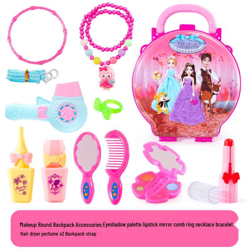 Kids Pretend Play Makeup Handbag Toy Set