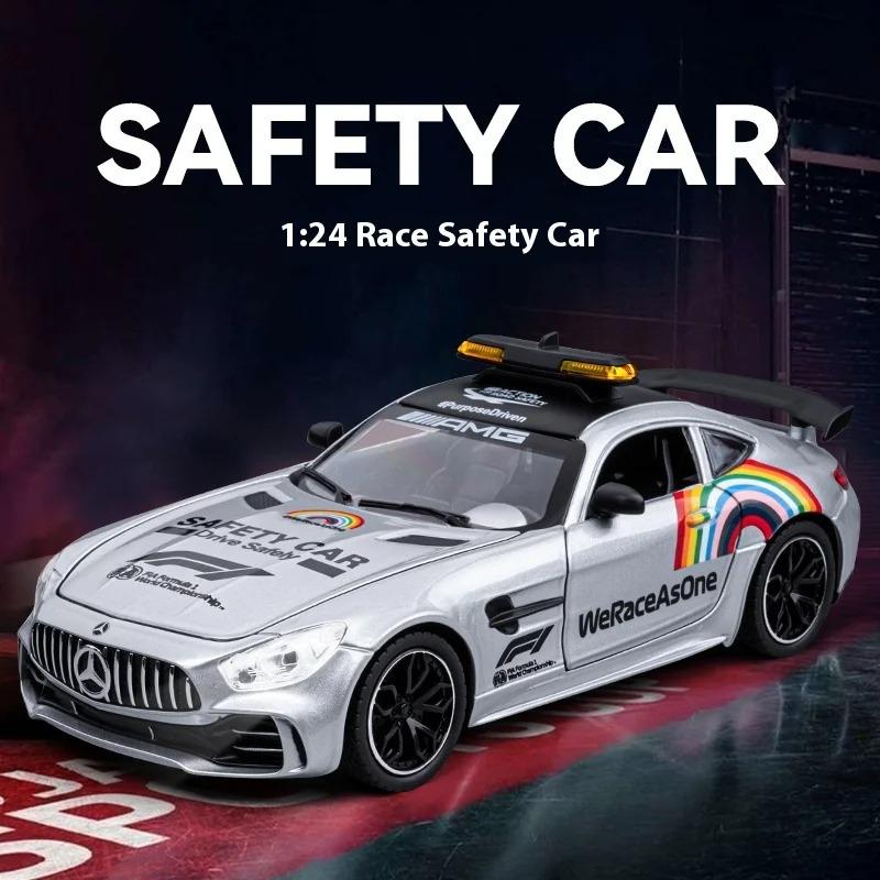 1/24 Vehicle Benz Safety Battery Amg Battery F1, Model Type, with Lights, Suitable As Racer Collectors