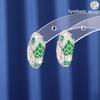 Boucles d'oreilles serpent chinoises élégantes avec détails en zircon