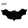 Bat Shape Window Drapes Holders Halloween Curtain Tieback, Glossy Holder, Gothic Haunted House Theme Party Supplies Drapery Holdback for Home