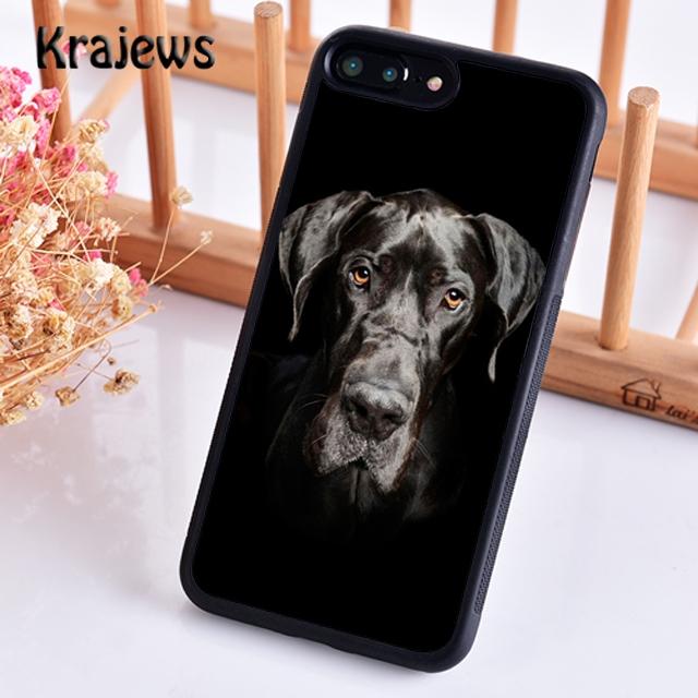 Krajews Great Dane Dog Breed Phone Case Cover For iPhone 17 Air 16 15 14 Plus 11 12 13 Pro Max Coque Shell Fundas