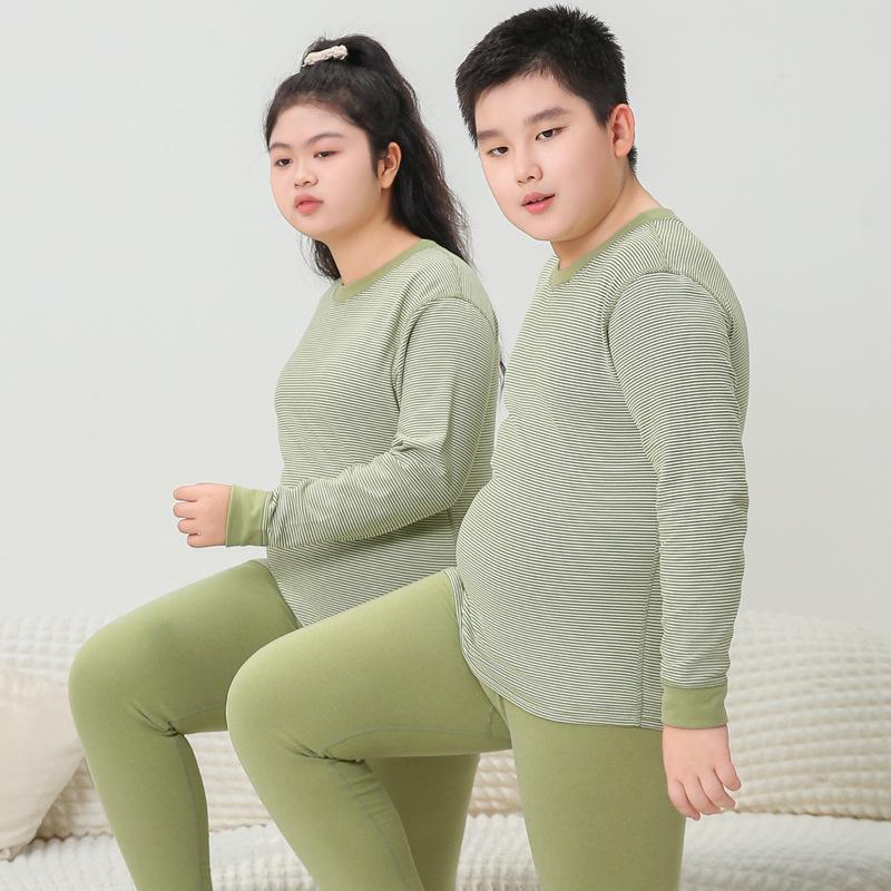 Warm Winter Kids Pajama Set: Youth Chubby Autumn Clothes & Pants