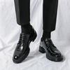 New Block Business Casual Leather Shoes Men's Comfortable and Breathable Tassel One Pedal Sleeve Loafers Men's Series