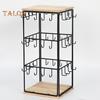 Earring Display Stand with 48 Hooks Earring Display Holder for Vendors 360 Degree All-Round Display Necklaces Bracelets Earring Card Organizer for