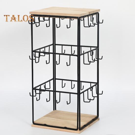 Earring Display Stand with 48 Hooks Earring Display Holder for Vendors 360 Degree All-Round Display Necklaces Bracelets Earring Card Organizer for