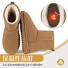Mishansha Snow Winter Cold Women's Boots, Shoes, Fleece-Lined, Warm, Windproof, Weather, Non-Slip, Outdoor, Commuting, Snow-Proof