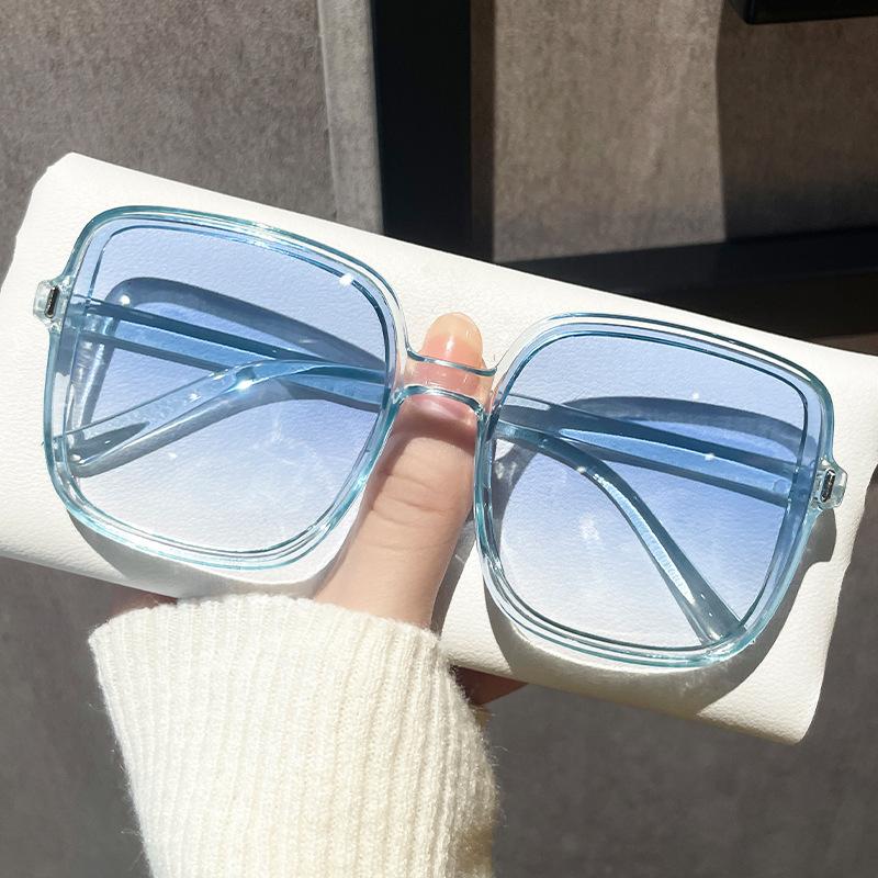 New Women'S Square Framed Minimalist Sunglasses Fashion Women Outdoor Street Photography Sun Glasses Men Eyewear