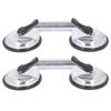 2Pcs Double Handle Suction Cups Plate 100KG Load Capacity Heavy Duty Aluminum Alloy Suction Cups for