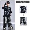Kids' Hip Hop Street Dance Performance Wear - Trendy Summer Outfits for Boys and Girls