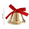 Christmas Bell Decorations Gold Metal Wreath Ornaments With Bowknots Christmas Garland Bell Decor Christmas Tree DIY Decoration