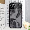 Palm Leaf Tree Black Leaves Phone Case for Samsung Galaxy S25 S24 S23 Ultra S22 Plus S21 FE 5G Shockproof Matter Hard Cover Skin