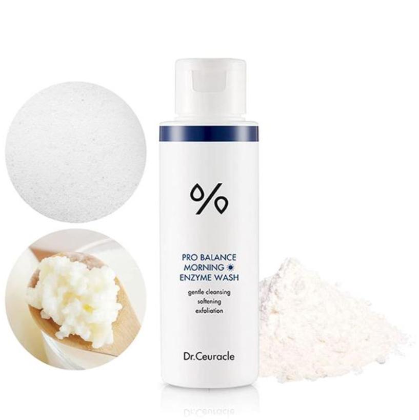 Dr. Ceuracle Pro Balance Morning Enzyme Wash 50g – Gentle Powder Cleanser for Daily Use