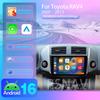 Android 16 Carplay Multimedia Car Radio for Toyota RAV4 Rav 4 2005 - 2013, GPS Video Navigation, Steering Wheel Control