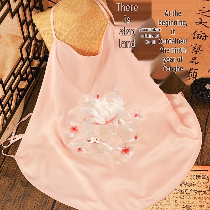 

Red Mandarin Duck Embroidered Chinese-Style Women s Pajama Set - Skin-Softening. One Size