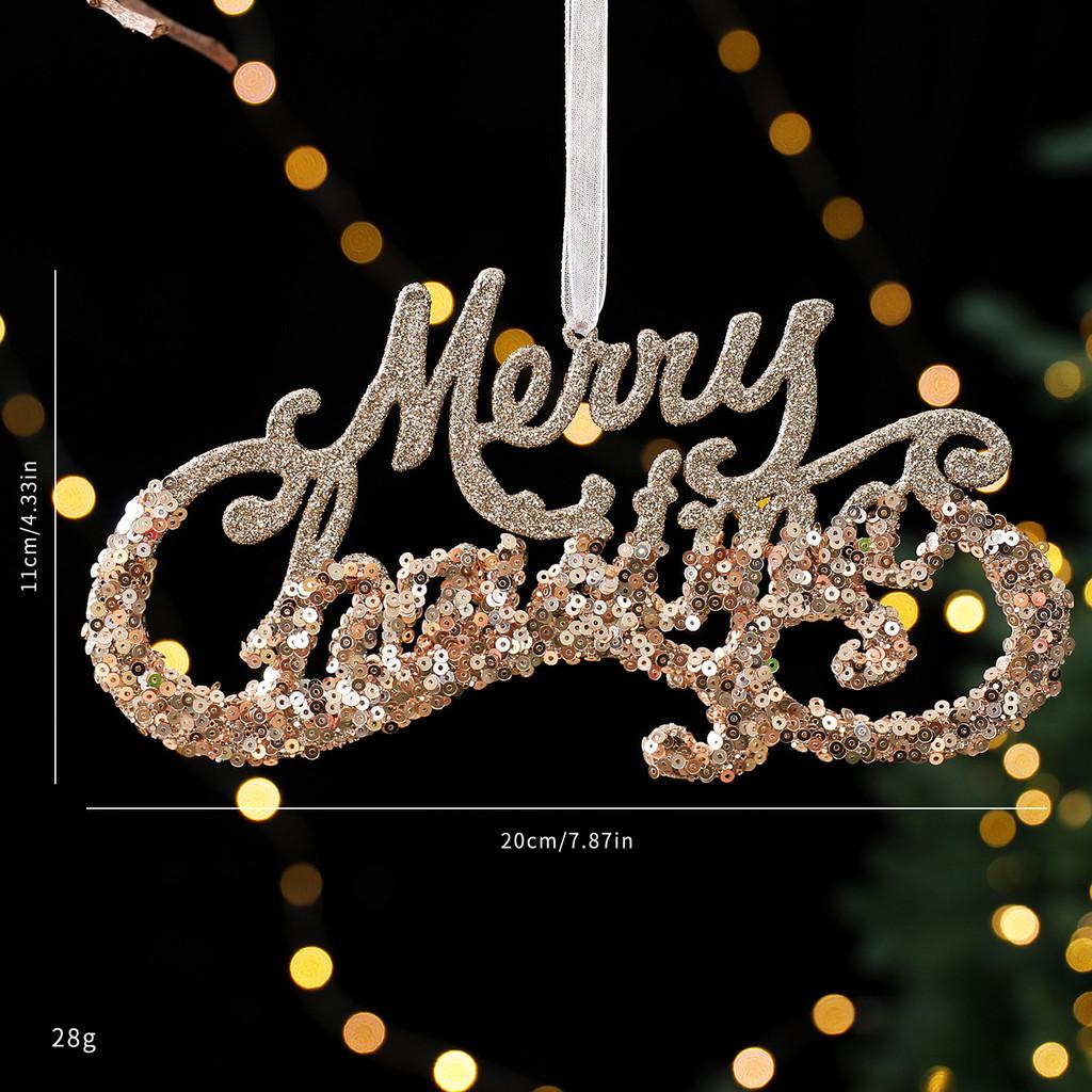 Christmas Scene Decor With Pc Snowflake And Reindeer Ornaments For Holiday Party