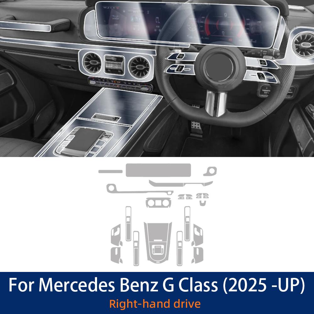 For Mercedes Benz G Class W464 G500 2025 Car Interior Protection Anti-Scratch Film Center Control Navigation Screen Accessories