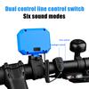 Bike Light Electronic Bell Mountain Bike Horn Type-C Rechargeable Cycling Warning Lamp Cycling Headlight For Night Safety Riding