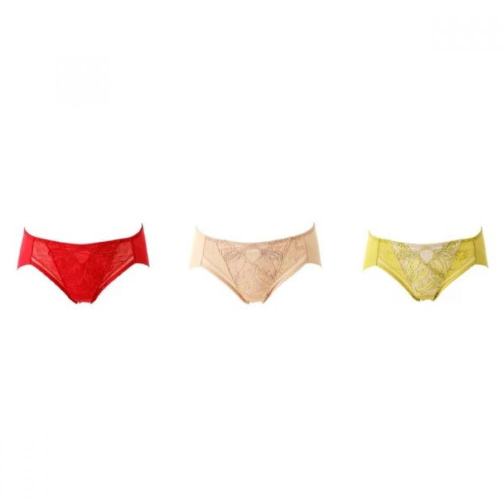 

Venus Delight Motif Ham Panty Set 3pcs opt5942hSet lime/red/beige/105