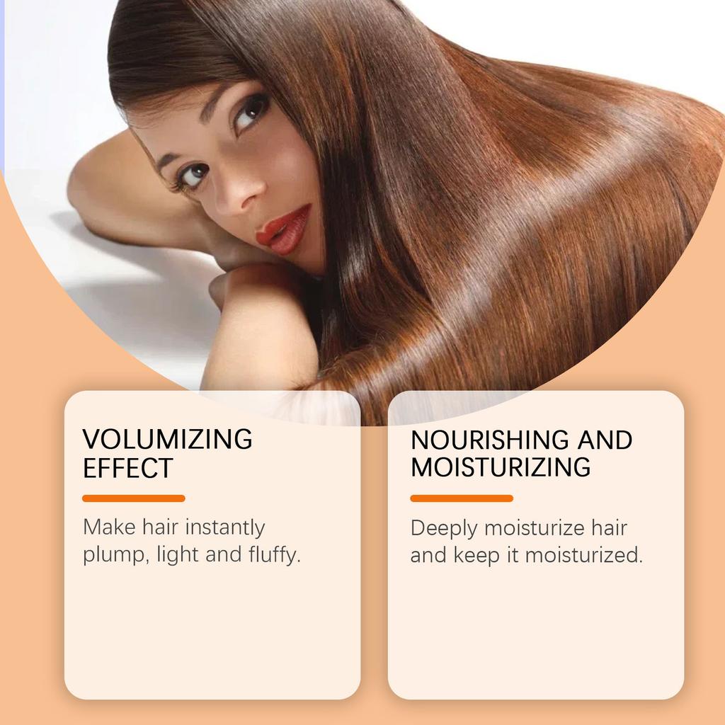 HOEGOA Maschera per Capelli all'Olio di Argan Idratante Nutriente Lisciante Lucentezza Naturale Cura dei Capelli 100ml
