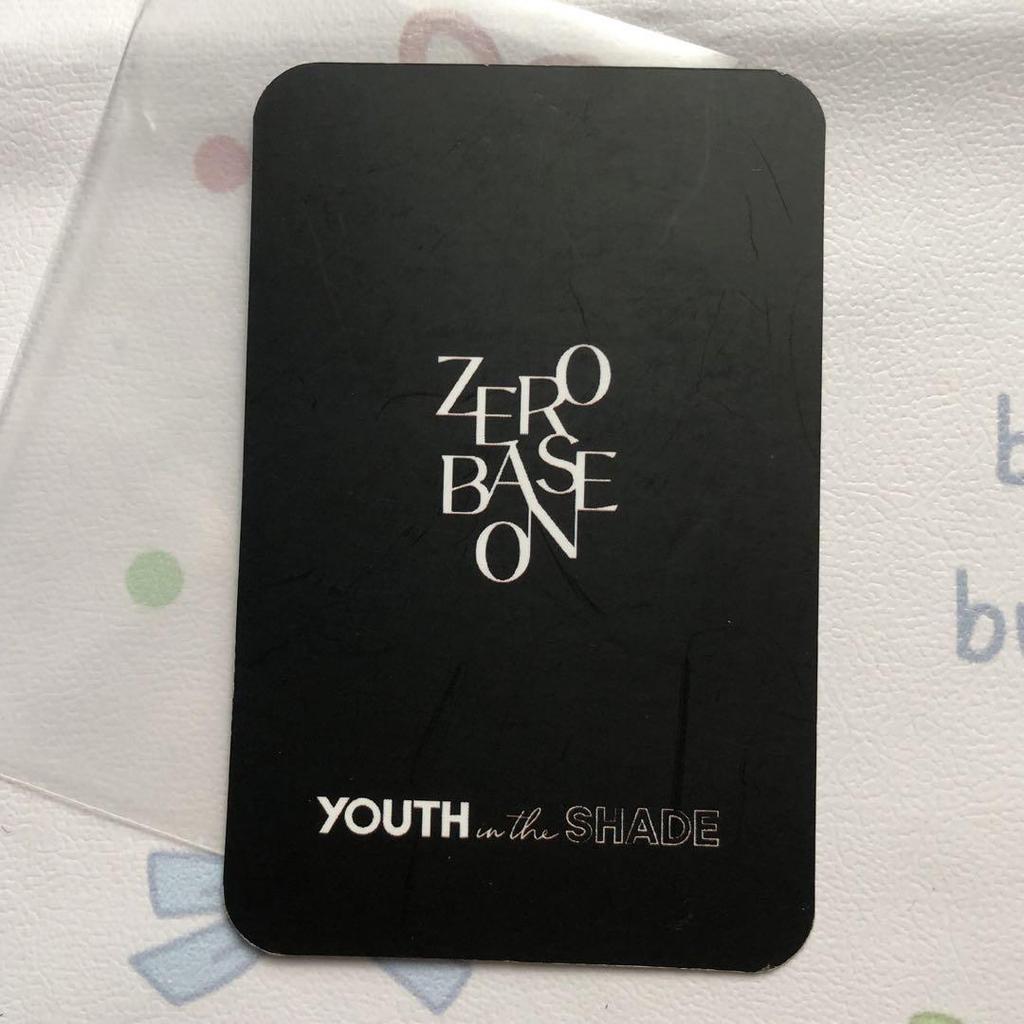 [USED] ZEROBASEONE Song Hanbin ZB1 2nd week Sanok Zebewan trading card