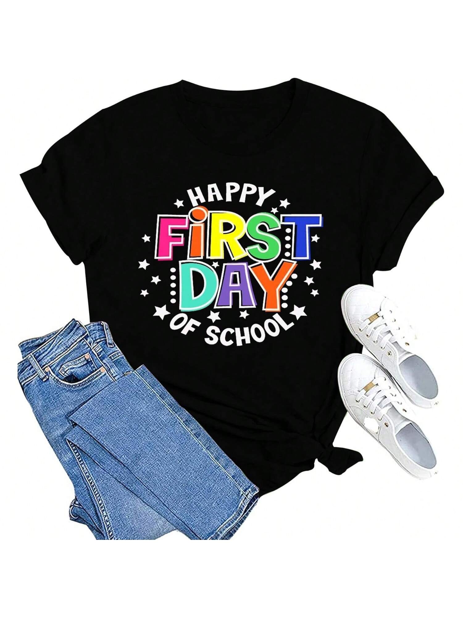 MAIHUN Wounisex Teacher Life Shirt Teacher Gift Short Sleeve Shirts It S A Beautiful Day For Learning T-Shirt S разноцветный