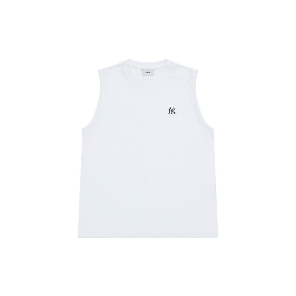 New MLB New York Yankees Basic Collection SS25 Tank Top Unisex Ecru 3ATOB0153-50WHS