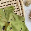 Girls' Chinese-Style Camisole and Shorts Set - Summer Collection