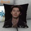 Custom Crash Landing On You Hyun Bin KPOP Pillowcase 45X45cm Wedding Decorative Eco-Friendly Cotton Linen Fabric Pillow Case