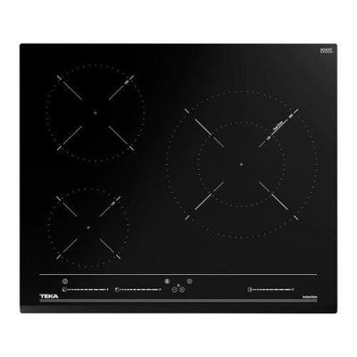 Induction Hob - TEKA - IZC63015BKMSS - 3 Cooking Zones - Tempered Glass - Automatic Shut-Off