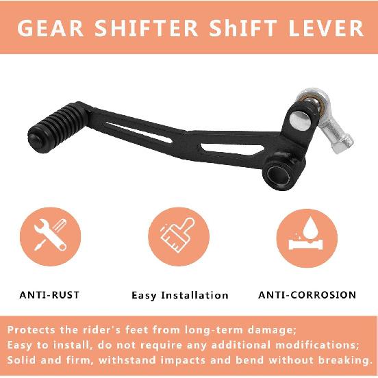 Motorrad Gangschalthebel Schaltpedal Ersatz für Kawasaki Ninja 400 2018-2023 Z400 ABS 2019-2023 Ninja 500 Z500 2024 2025 Ninja e-1