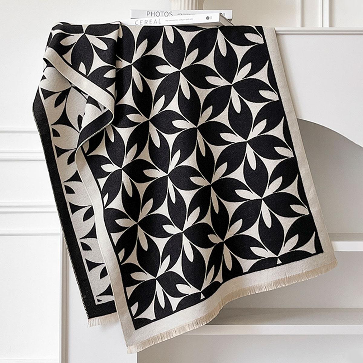 

Winter Warm Cashmere Scarf For Women Luxury Pashmina Blanket Thick Shawl Wrap Neckerchief Fashion Bufanda Echarpe Poncho