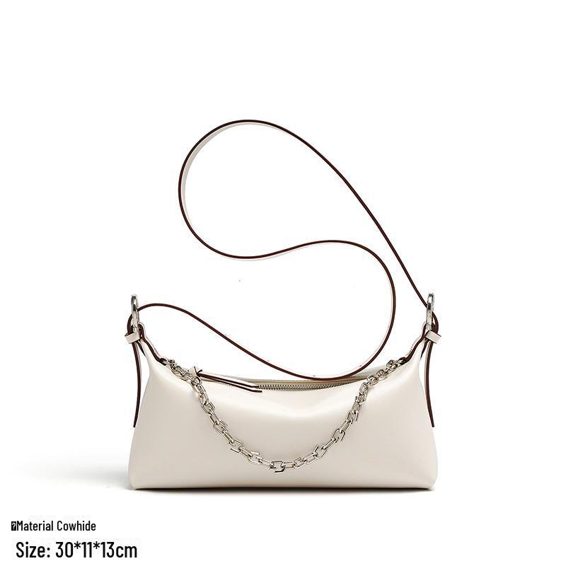 2024 Spring Women’s Genuine Leather Crossbody & Shoulder Square Bag – Trendy Underarm Handbag