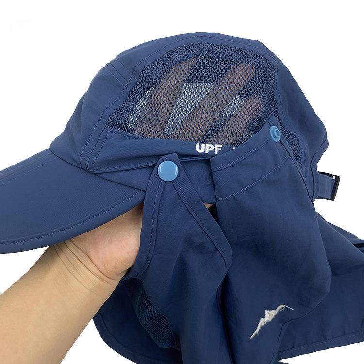 Foldable Quick Drying Waterproof 360 Visor Hat UV Protection Baseball Cap Men Shawl Sun Hats Women Dual Use Fishing Hiking Cap