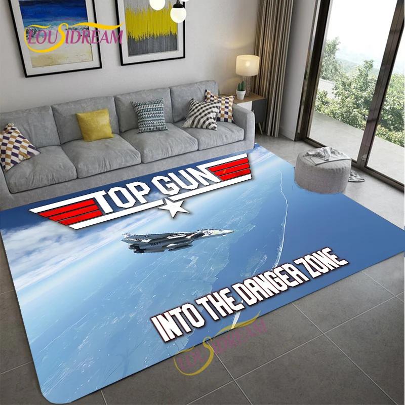 Top Gun Umělecký Vzor Loga Koberec Filmový Prvek Dekorační Koberce Moderní Domov Obývací Pokoj Podlahové Rohože Koberce do ložnice Koupelna