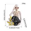 Halloween Cartoon Skull Figurine - Secret Room Haunted House Funny Atmosphere Skull Head Resin Decoration Item