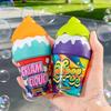 Bubble Bottle Toys Mini Ice Cream Shape Portable Bubble Bottle Non-Spill Inverted Design Machine Blower Maker for Kids Outdoor Play Picnic Fun Party