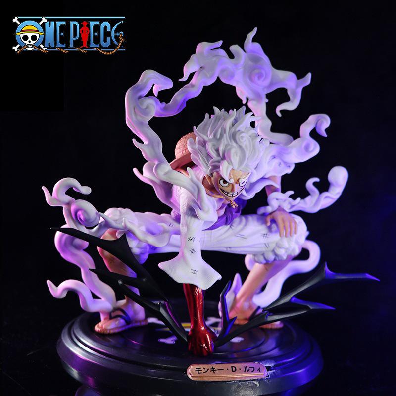 20cm One Piece Figure Nika Luffy Gear 5 Sun God Nika Luffy Figurine Action Figures Pvc Statue Collection Model Doll Toys Gift