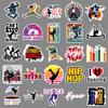 50 Tanzende Graffiti-Sticker Personalisiert Kreativ Streetdance Hip-Hop Dekorativ Wasserbecher Handy Skateboard Sticker
