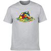 Summer Cotton T-Shirt Rubik's Cube Print T Fun Fashionable T-Shirt Tops Unisex Men's Short Sleeve Cool European Size T-Shirt
