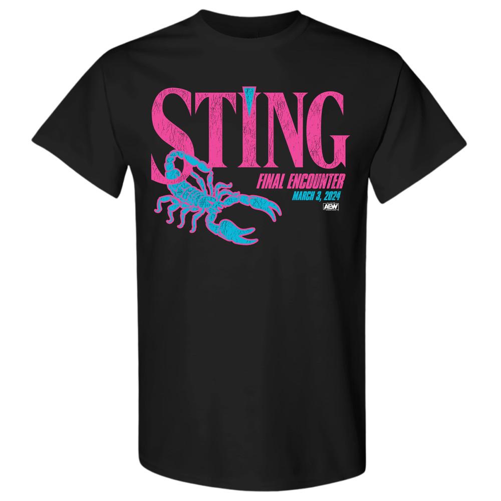 STING  FINAL ENCOUNTER AEW Official TShirt Unisex T-Shirt L