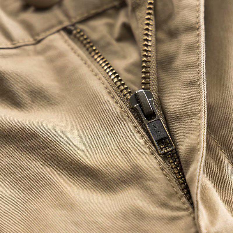 Men's Korean Style Trendy Loose-Fit Overalls: Autumn Casual Straight Pants with Multiple Pockets