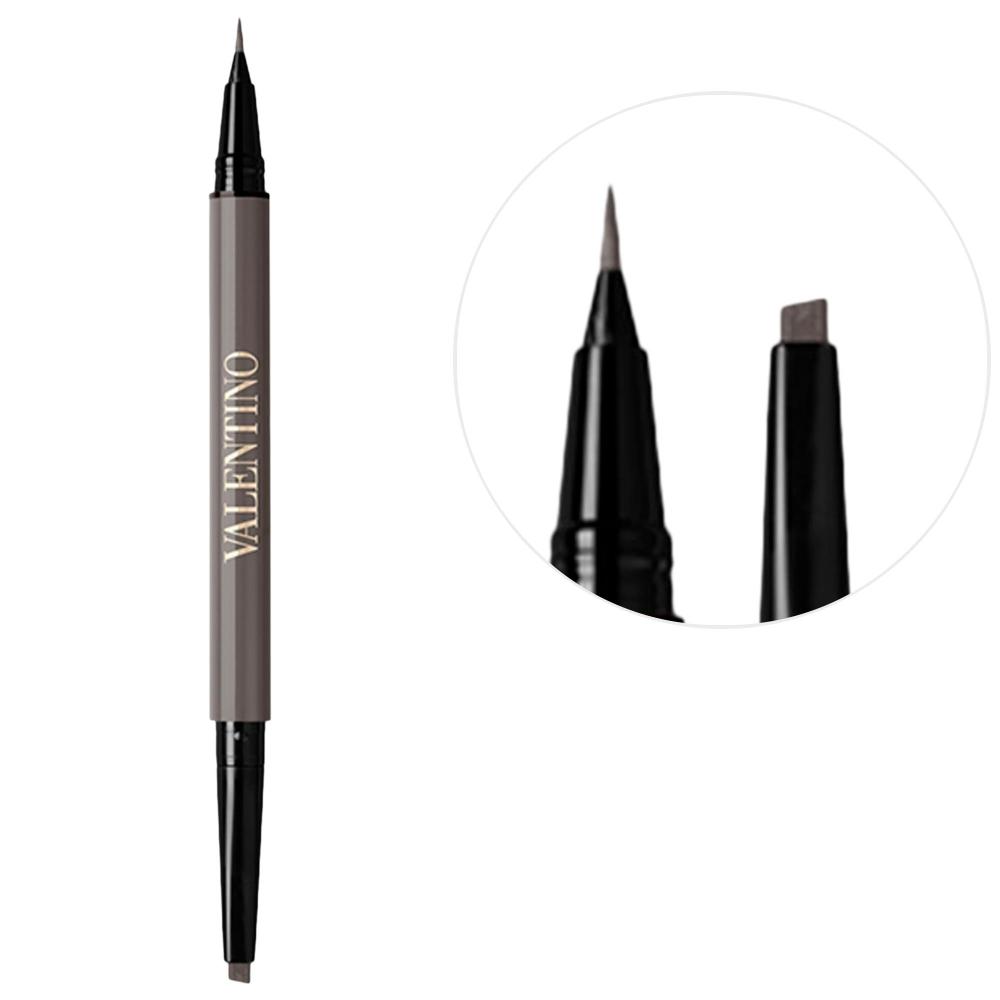 Valentino Brow Trio eyeBrow Liner 0.019 Oz 0.56 G 03 Granite Deep Grey