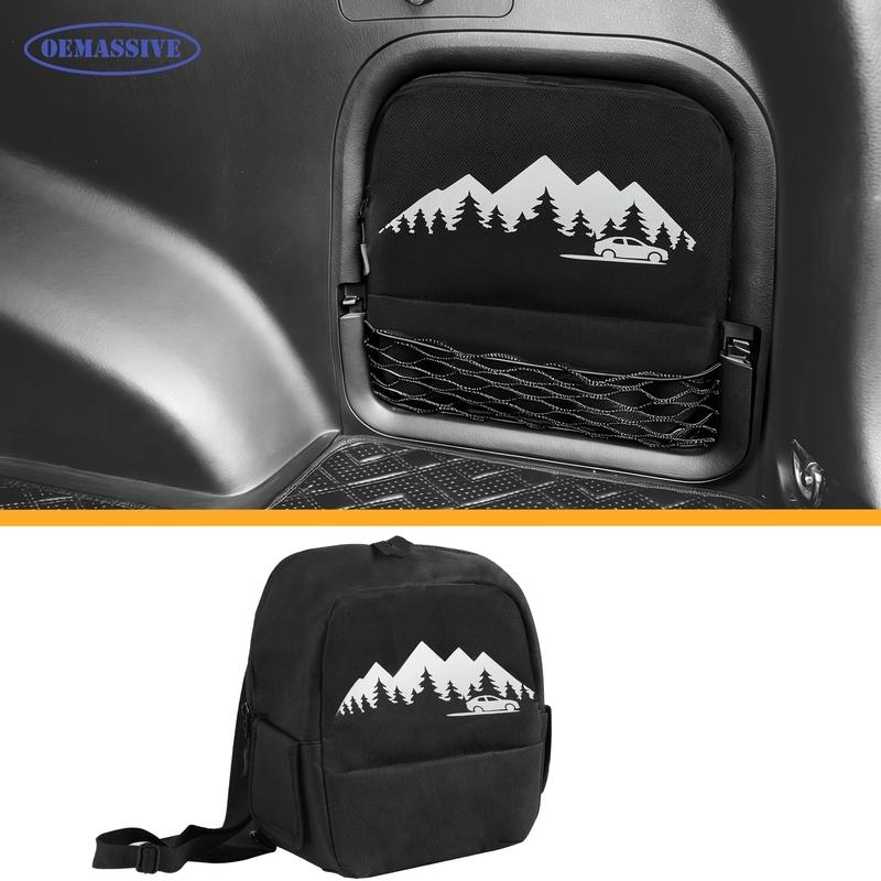 For Toyota RAV4 -2025 Right Side Trunk Organizer Multifunction Backpack Cargo Cubby Pocket Storage Bag Upgrade Accessories