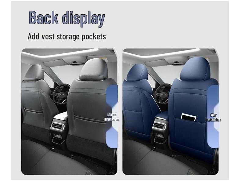Emgrand Car Seat Cushion - Full Coverage, Universal Fit for All Seasons