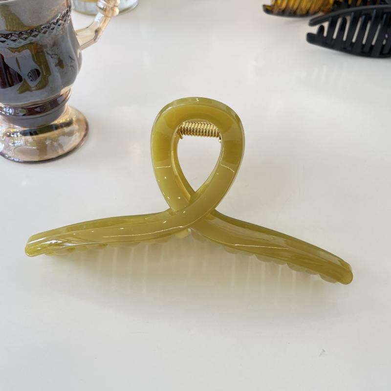 Hanger Hair Clip 15cm Minimalist Claw Clip for Thick Hair Non-Slip Updo Holder Geometric Hair Grip Accessory Jelly Colors Simple Design